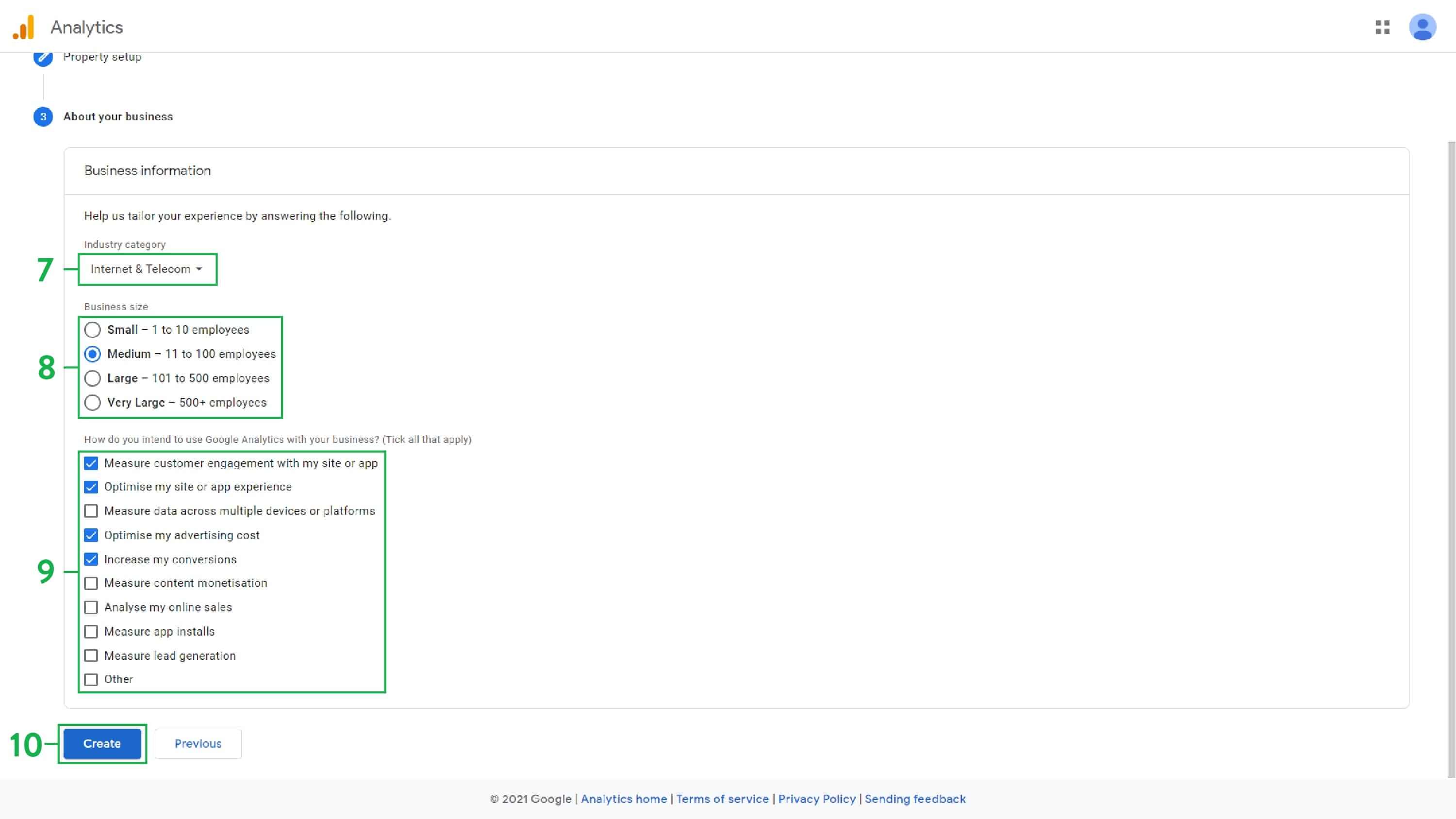 Business information