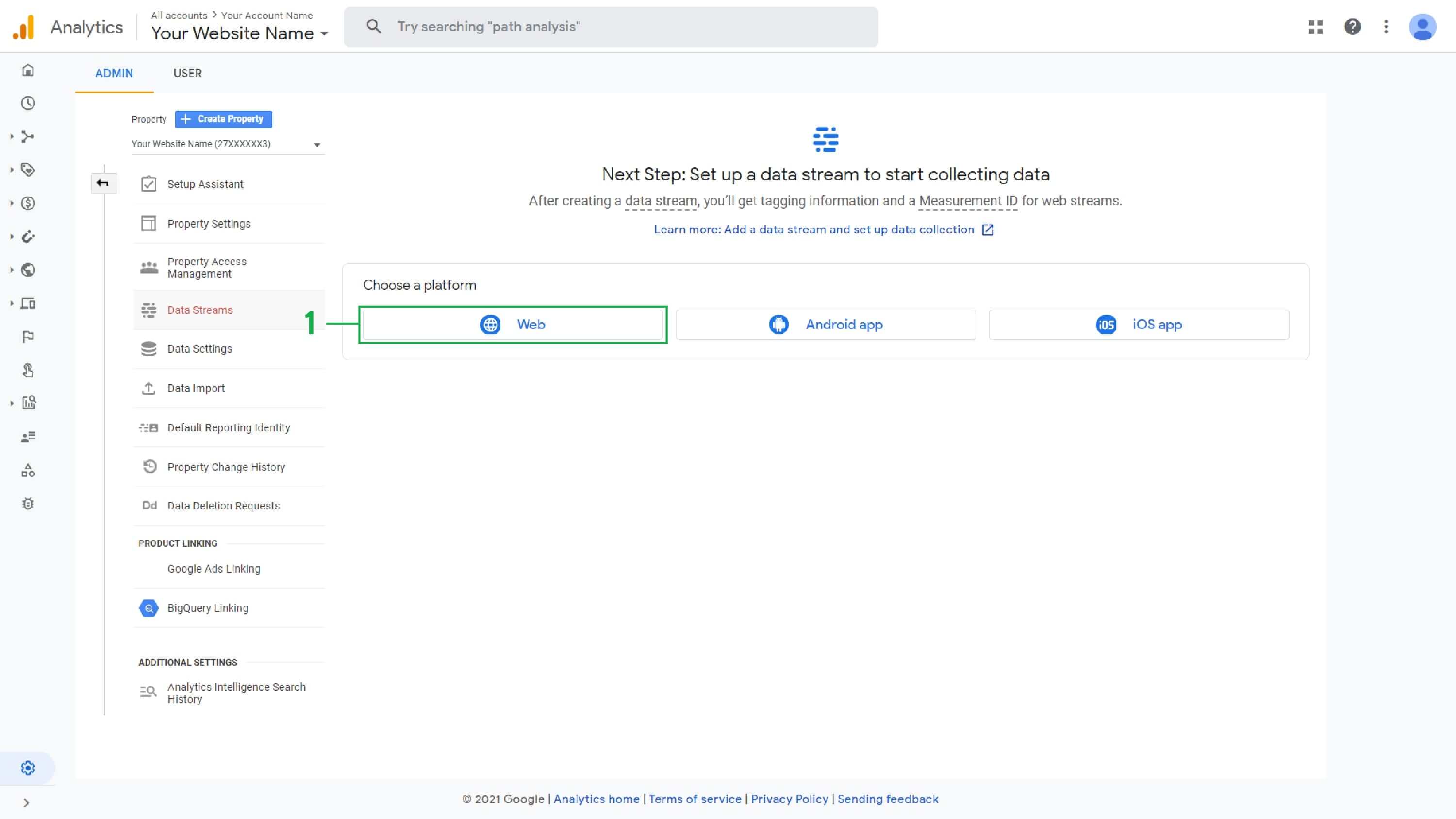 Create a global site