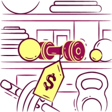 Dumbbell in store on sale