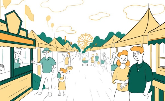 A fun fair