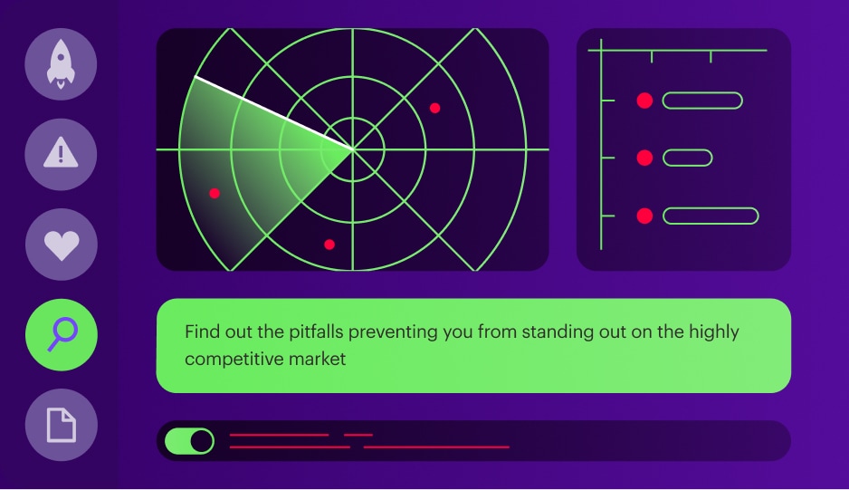 Space radar dashboard
