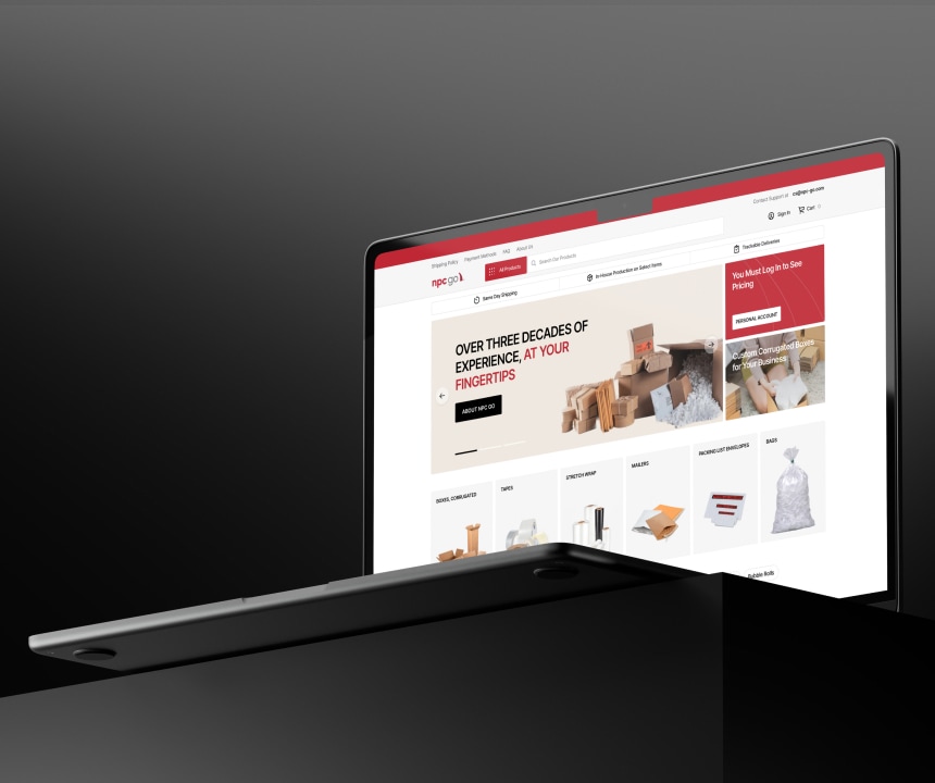eCommerce B2B store development for NPC Global
