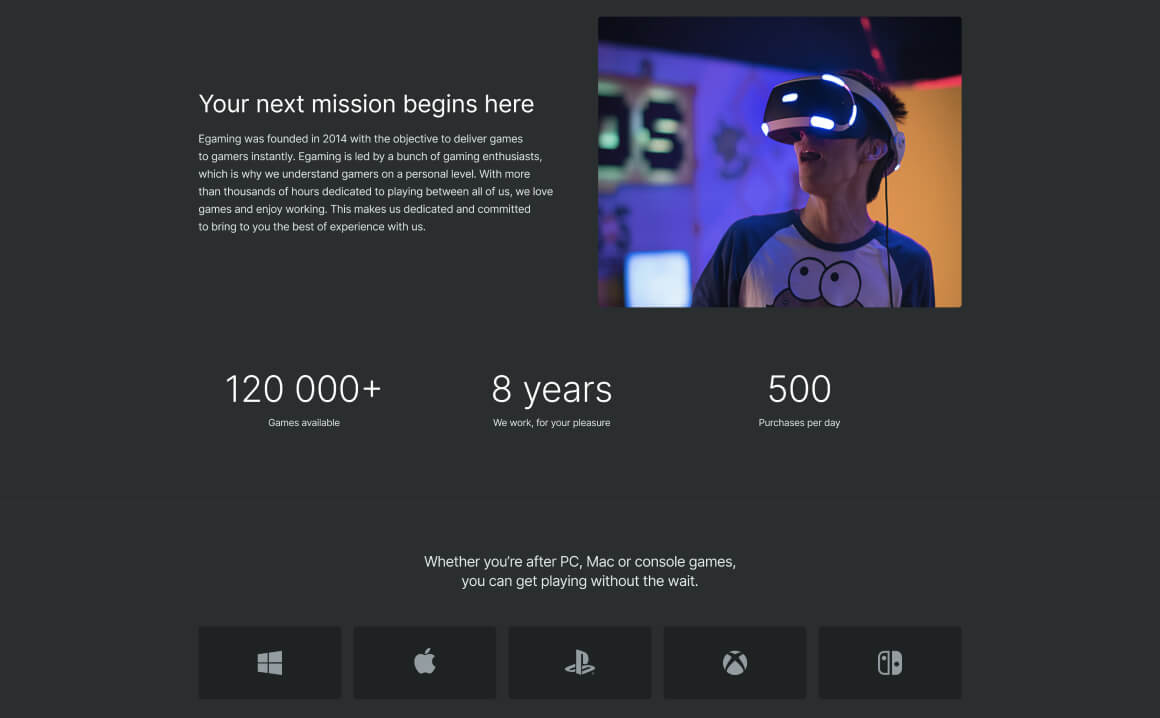 Your next mission begins here