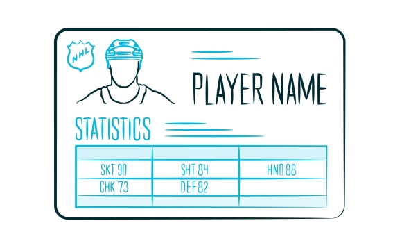 NHL player card
