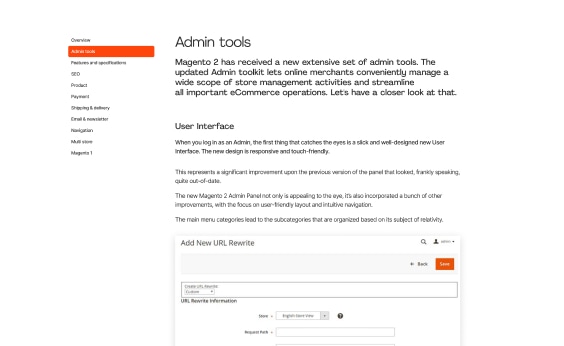 Redesigned admin panel to match the new store style