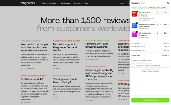 Standard functionality with a new design concept.